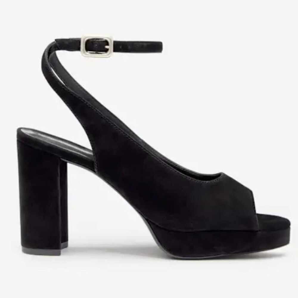 Reformation Paulette Platform Sandal Black - Size 9 - NEW NEVER WORN